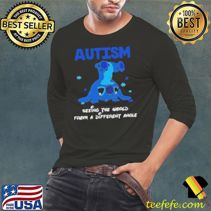 Headstanding Stitch Autism Seeing The World From A Different Angle Shirt
