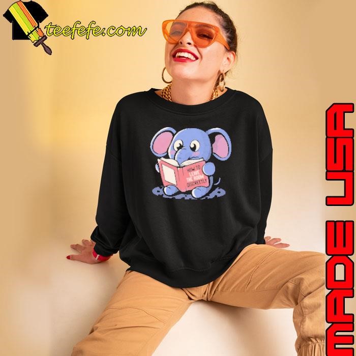 How To Leave The Room Discreetly Elephant Book Reader by Tobe Fonseca Shirt