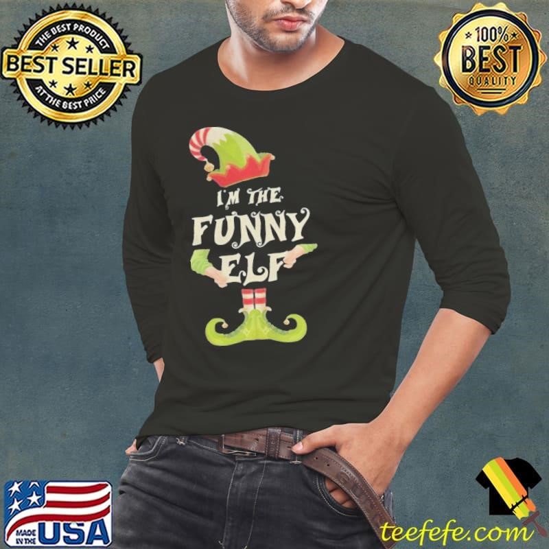 I’m The Funny Elf Christmas Long Sleeve Tee