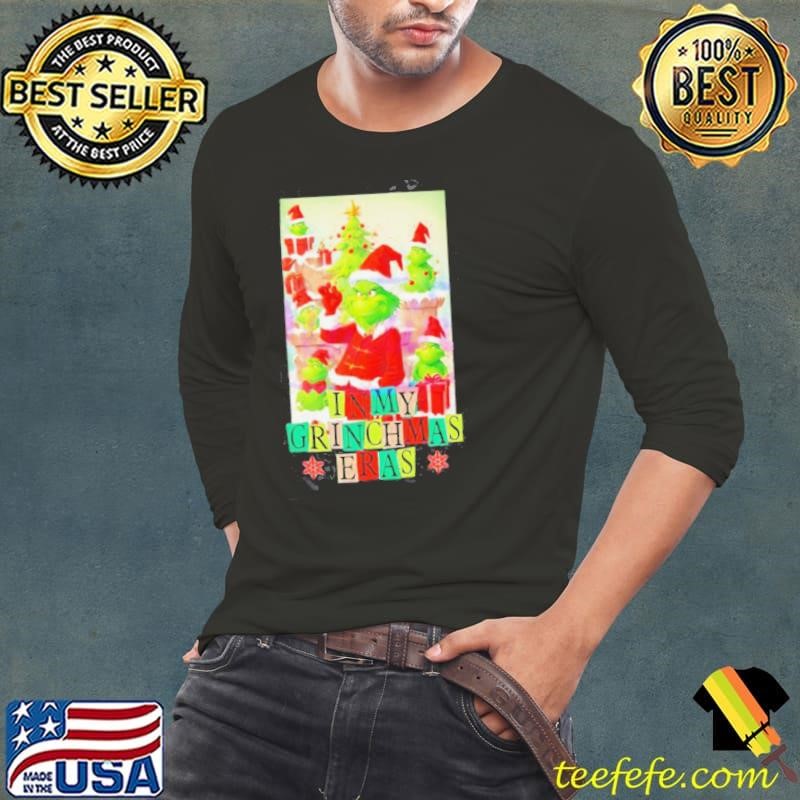 In a world full of Snoopy’s be a Grinch Christmas lights Long Sleeve Tee