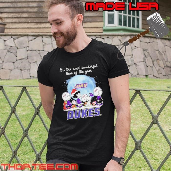 James Madison Dukes It The Most Wonderful Time Of The Year Peanut Characters Christmas Unisex