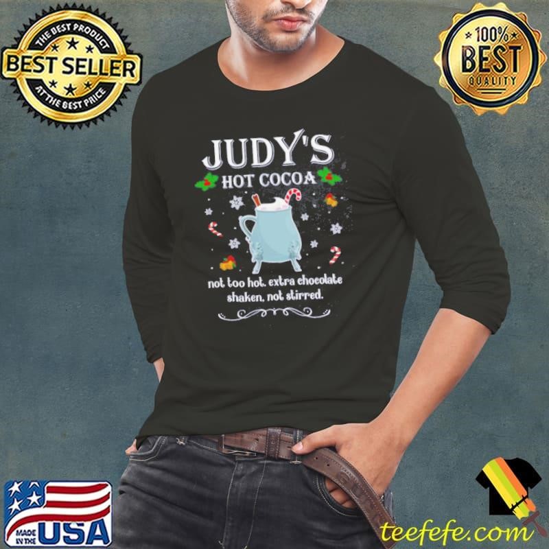 Judy’s Hot Cocoa Not Too Hot Extra Chocolate Shaken Long Sleeve Tee
