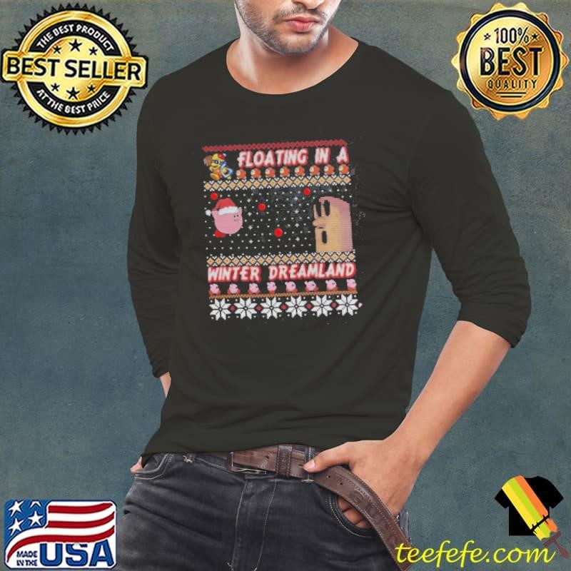 Kirby Ugly Christmas Sweater, Pink Kirby Christmas Shirt