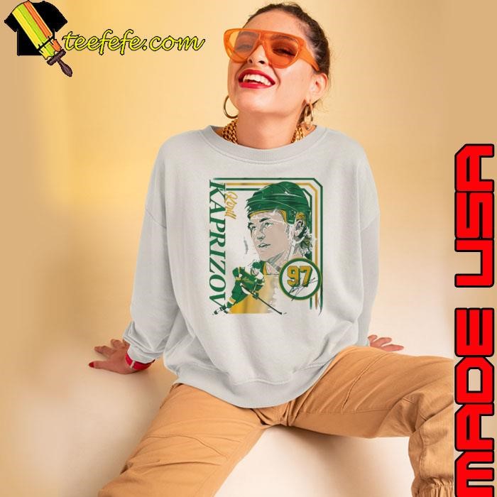 Kirill Kaprizov signature Russian professional ice hockey left winger Sweatshirt