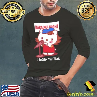Kitty's Kawaii Karaoke Night Shirt