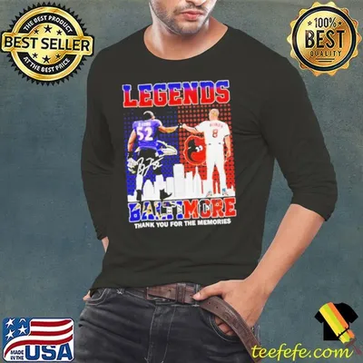 Legends Baltimore – Orioles x Ravens Thank You For The Memories Shirt