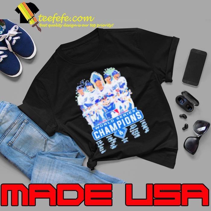 Los Angeles Dodgers 2024 MLB Champions Celebrate The Win In Style Signatures Unisex