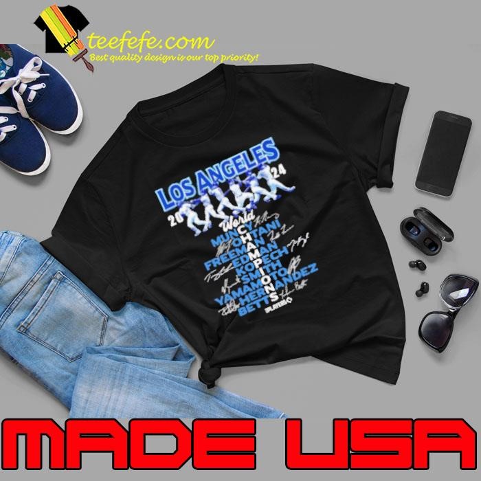 Los Angeles Dodgers 2024 World Series Champions Player Unisex