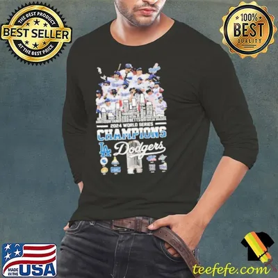 Los Angeles Dodgers Baseball World Series Champions 2024 Skyline Shirt