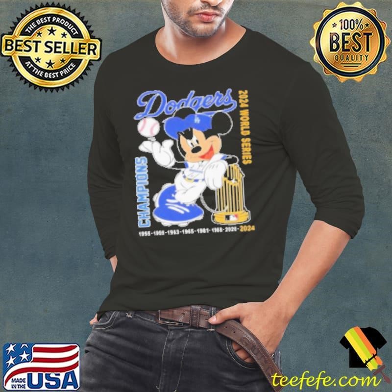 Los Angeles Dodgers Mickey Mouse World Series Champions 2024 Shirt