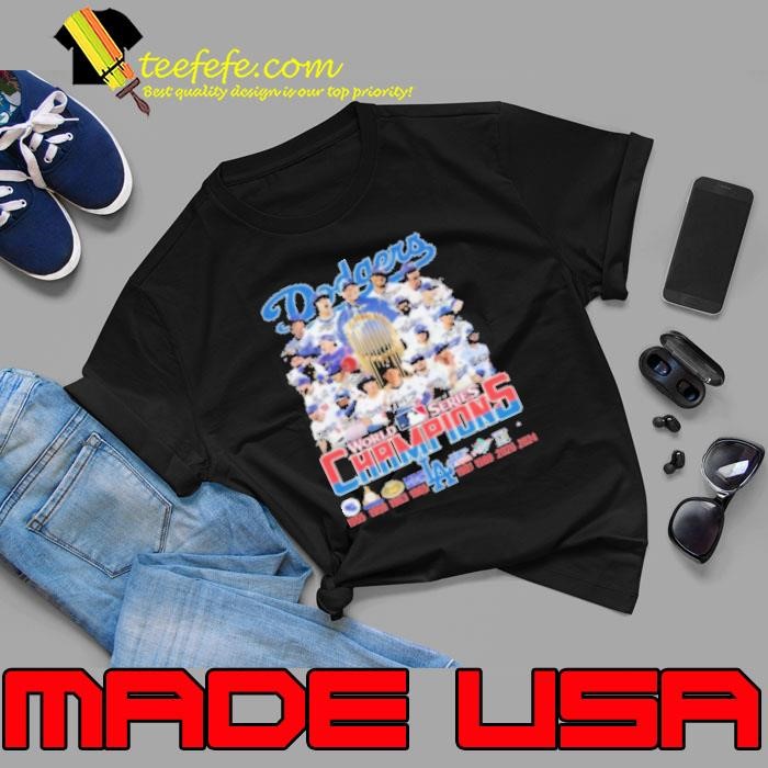 Los Angeles Dodgers World Series Champions 2024 MLB Best Season Signatures Unisex