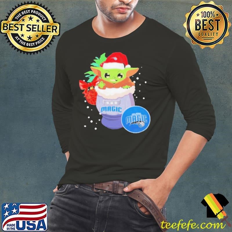 Magic Christmas Baby Yoda Star Wars NBA shirt