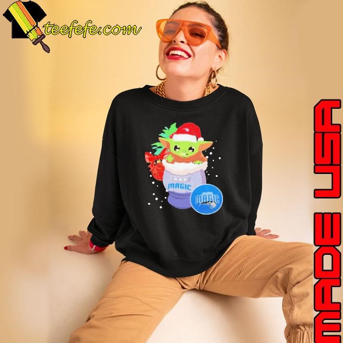Magic Christmas Baby Yoda Star Wars NBA Sweatshirt