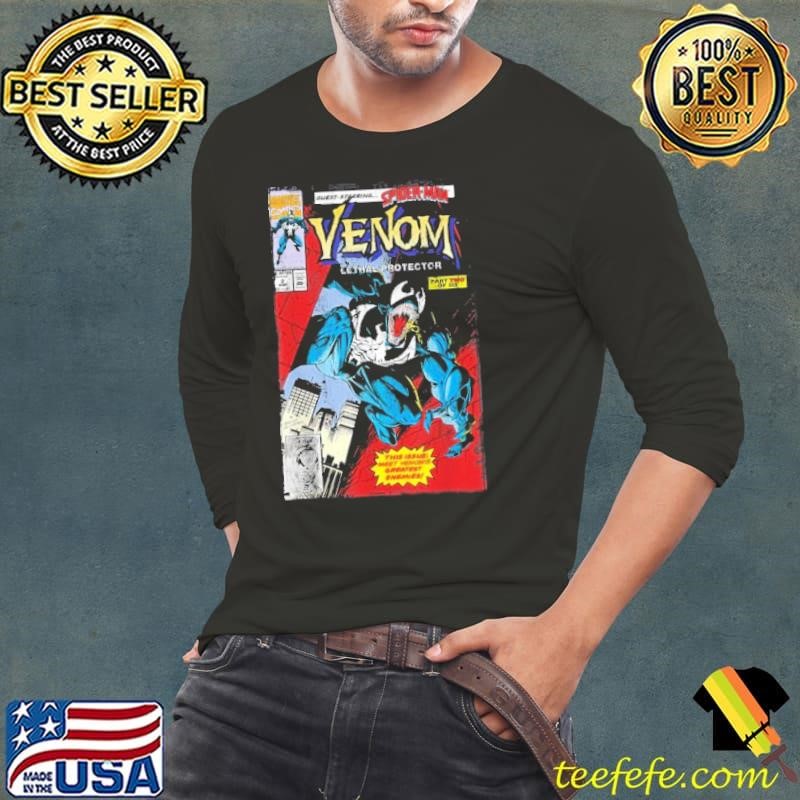 Marvel Venom Lethal Protector Retro Comic Graphic Shirt