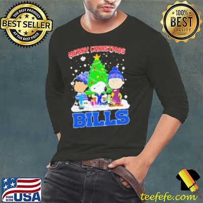 Merry Christmas Buffalo Bills X Peanuts And Friends Shirt