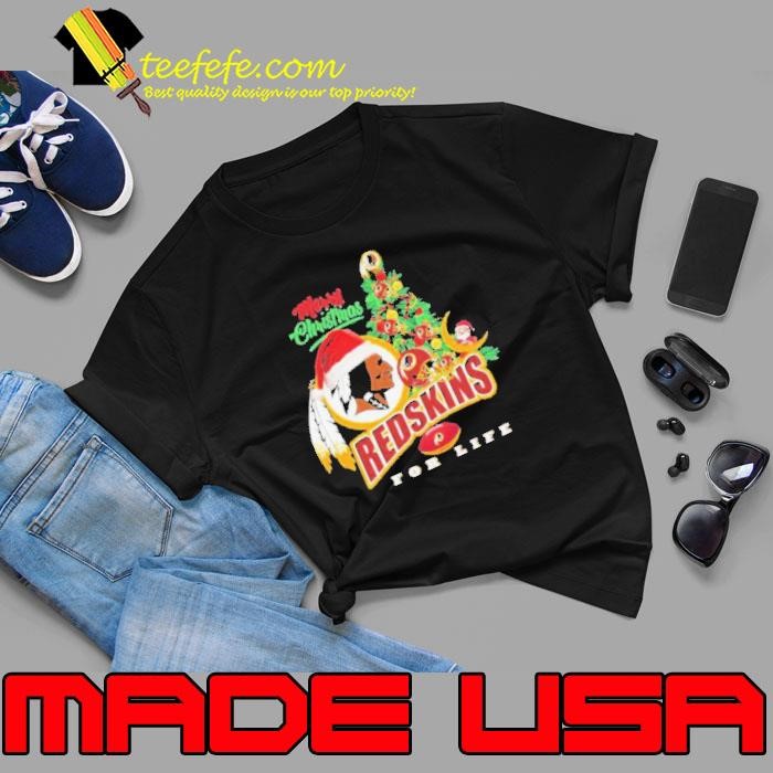 Merry Christmas Redskins For Life Unisex