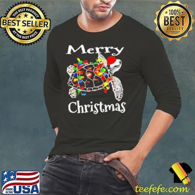 Merry Christmas Sea Turtle Shirt