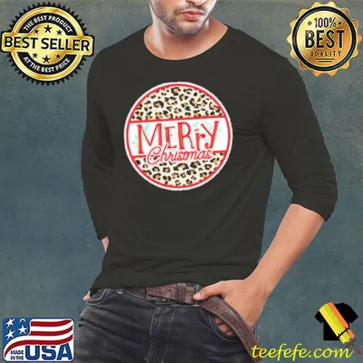 Merry Christmas leopard Shirt