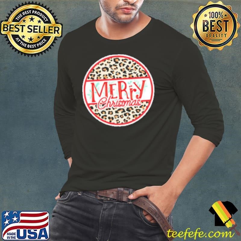 Merry Christmas leopard Shirt