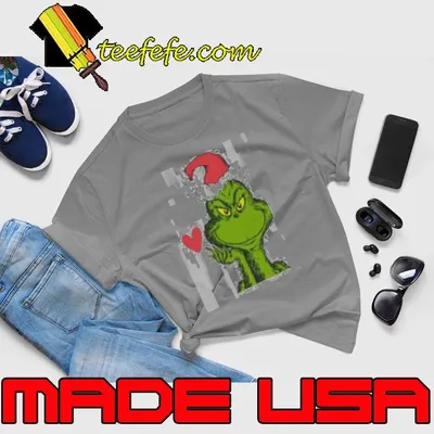 Merry Grinchmas Grinch Heart Shirt