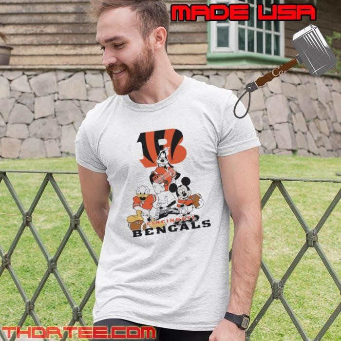 Mickey, Pluto, Donald Cincinnati Bengals Unisex