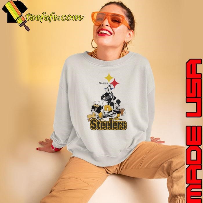 Mickey, Pluto, Donald Pittsburgh Steelers Shirt