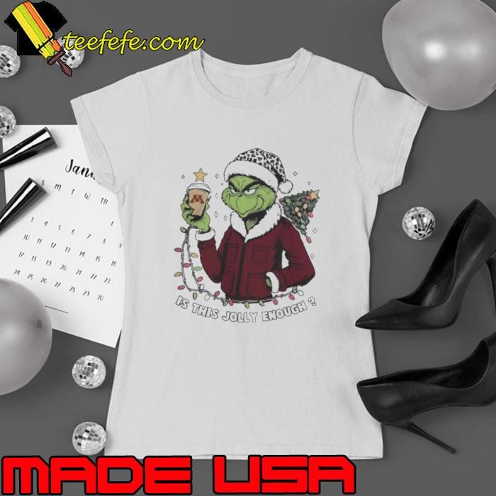 Minnesota Golden Gophers x Santa Grinch Is This Jolly Enough Merry Christmas Ladies tee