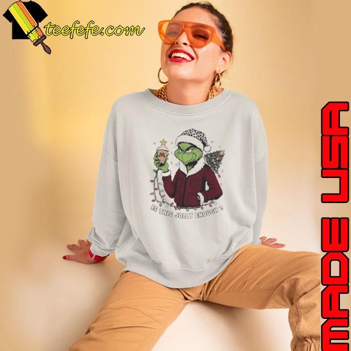 Minnesota Golden Gophers x Santa Grinch Is This Jolly Enough Merry Christmas Sweatshirt