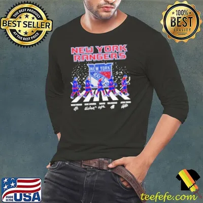 New York Hockey Team Abbey Road Christmas Shirt