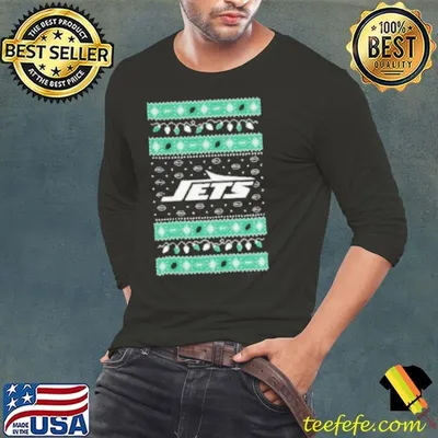 New York Jets NFL Holiday Lights Ugly Christmas 2024 shirt