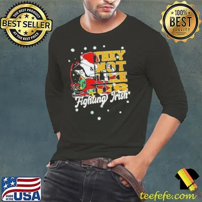 Notre Dame Fighting Irish Christmas 2024 They Not Like Us Mascot Shirt