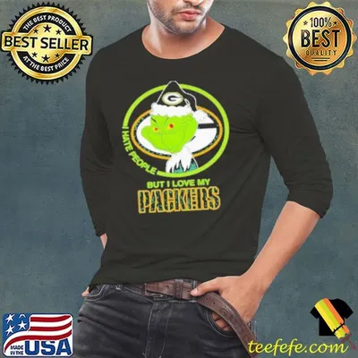 Official Grinch – I Hate People But I Love My Green Bay Packers Unisex Shirt