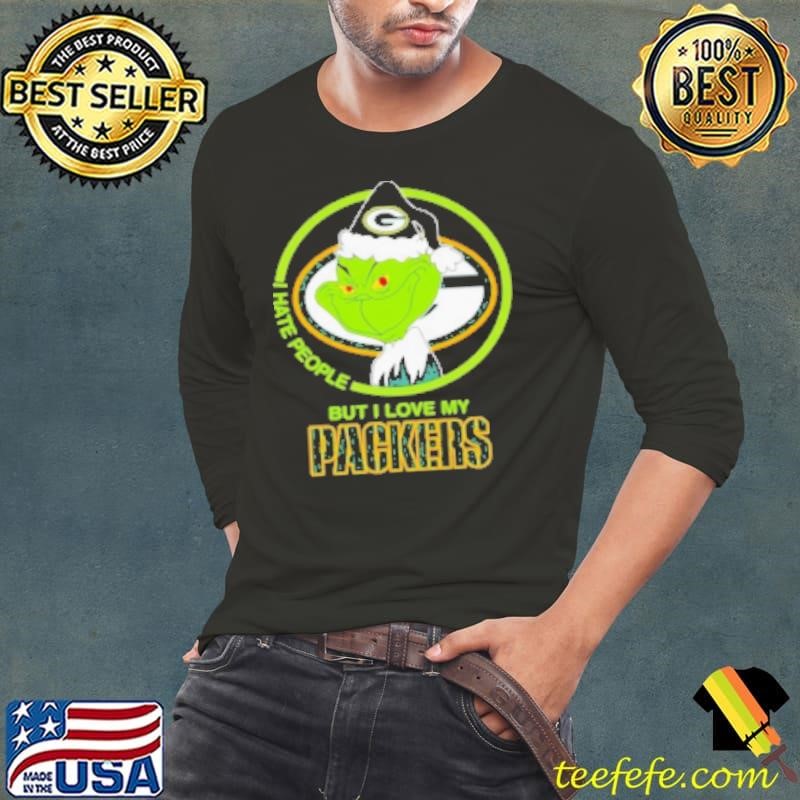 Official Grinch – I Hate People But I Love My Green Bay Packers Unisex Shirt