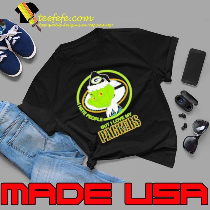 Official Grinch – I Hate People But I Love My Green Bay Packers Unisex Unisex