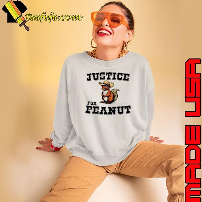 Official Justice for Peanut Squirrel Sweatshirt