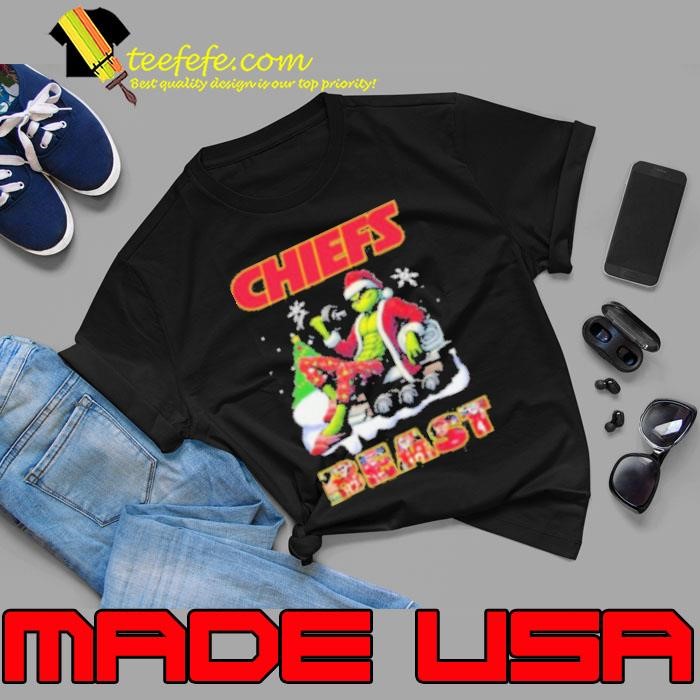 Official Santa Grinch Gymmer Kansas Chiefs NFL 2025 Beast Christmas Unisex