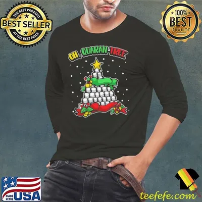 Oh Quaran Tree Christmas Gift Idea Oh Quarantree shirt