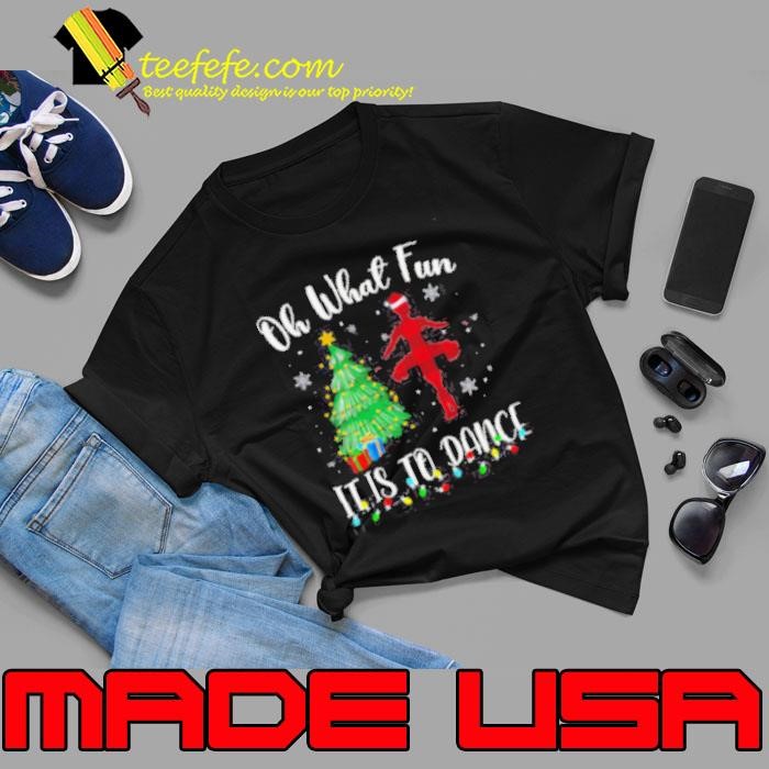 Oh What Fun It Is To Dance Plaid Christmas Dancing Dance Unisex