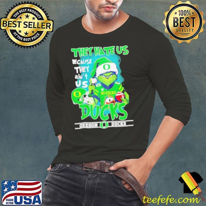 Oregon Ducks x Grinch they hate us because they ain’t us 2024 Long Sleeve Tee