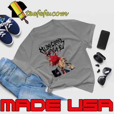 Original Municipal Waste Trump White Ver Shirt