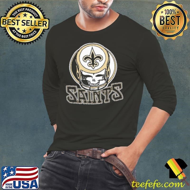 Original NFL And Grateful Dead And New Orleans Saints 2024 Long Sleeve Tee