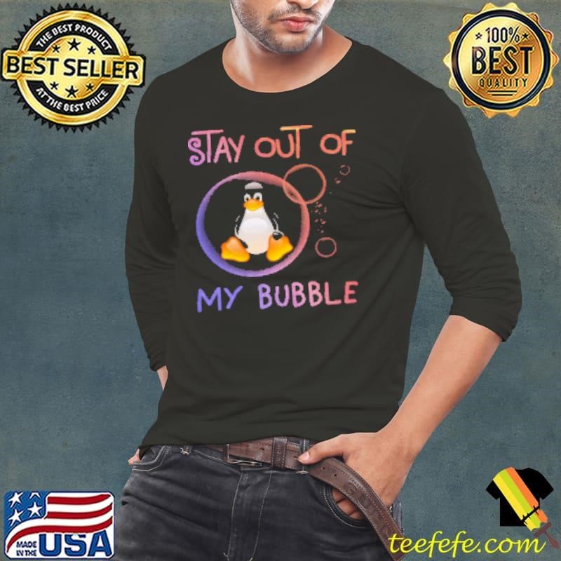Original Penguin Stay Out Of My Bubble Long Sleeve Tee