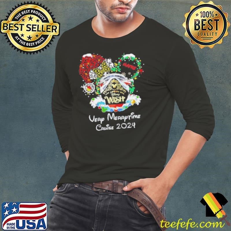 Original Personalized Disney Christmas Very Merrytime Cruises 2024 shirt
