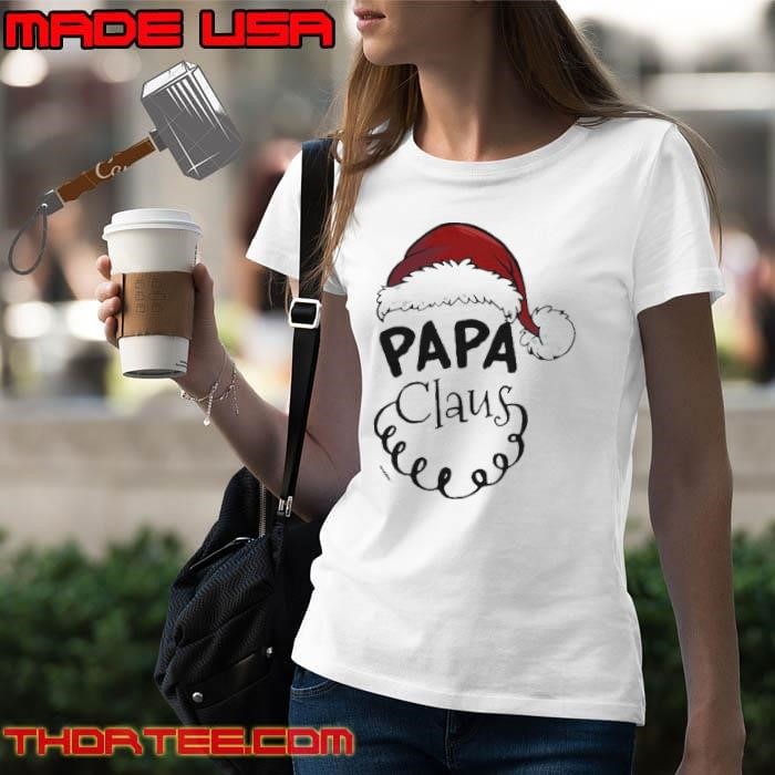 Papa Claus Christmas Ladies tee