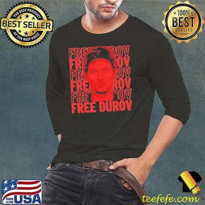Pavel Durov Free Durov portrait Shirt