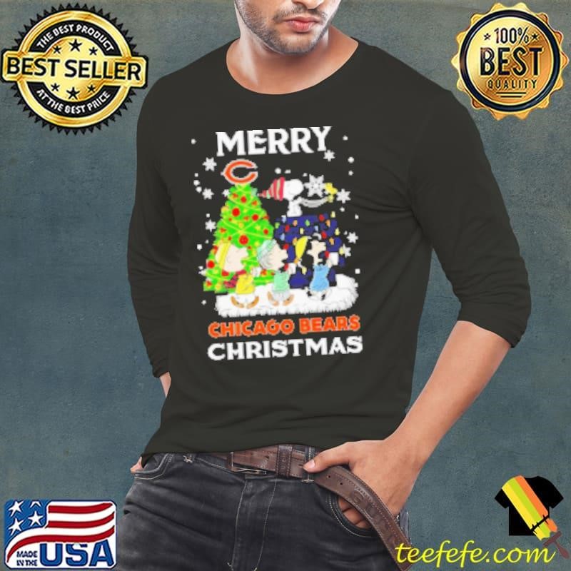 Peanut Chicago Bears Merry Christmas Shirt