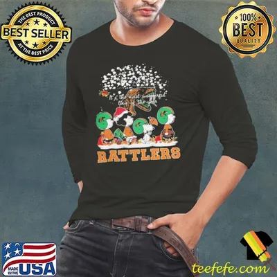 Peanuts Florida A&M Rattlers It’s The Most Wonderful Time Of The Year Winter Shirt