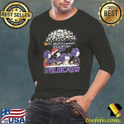 Peanuts Kansas State Wildcats It’s The Most Wonderful Time Of The Year Winter Shirt