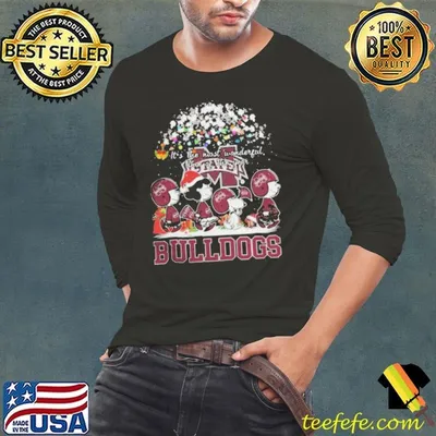 Peanuts Mississippi State Bulldogs It’s The Most Wonderful Time Of The Year Winter Shirt