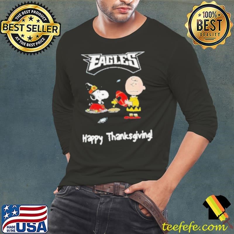 Peanuts philadelphia eagles NFL Football happy thanksgiving 2024 Shirt